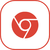 Chrome in Rounded Square