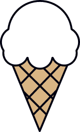 Vanilla Ice Cream Cone