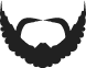 Beard & Thin Moustache