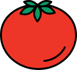 Outlined Tomato