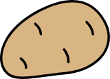 Outlined Potato