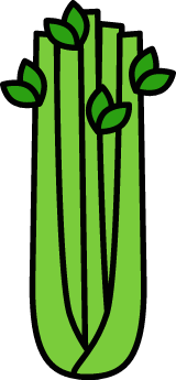 Outlined Celery