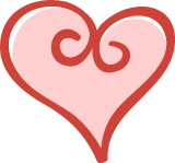 Curlicue Heart