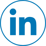 Circle Blue LinkedIn