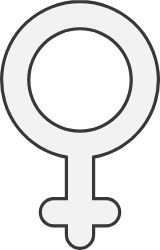 Rounded Female Sign