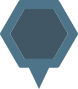 Hexagon Map Pin