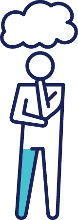 Contemplating Person