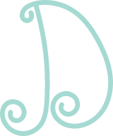Whimsical Letter "D"