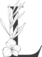 Leafy Letter "L"
