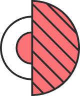 Half Circle & Big Dot