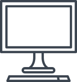 Blank Desktop Computer