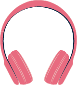 Pink Headphones