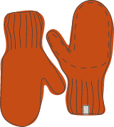 Plain Knitted Mittens