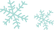 Two Snowflakes